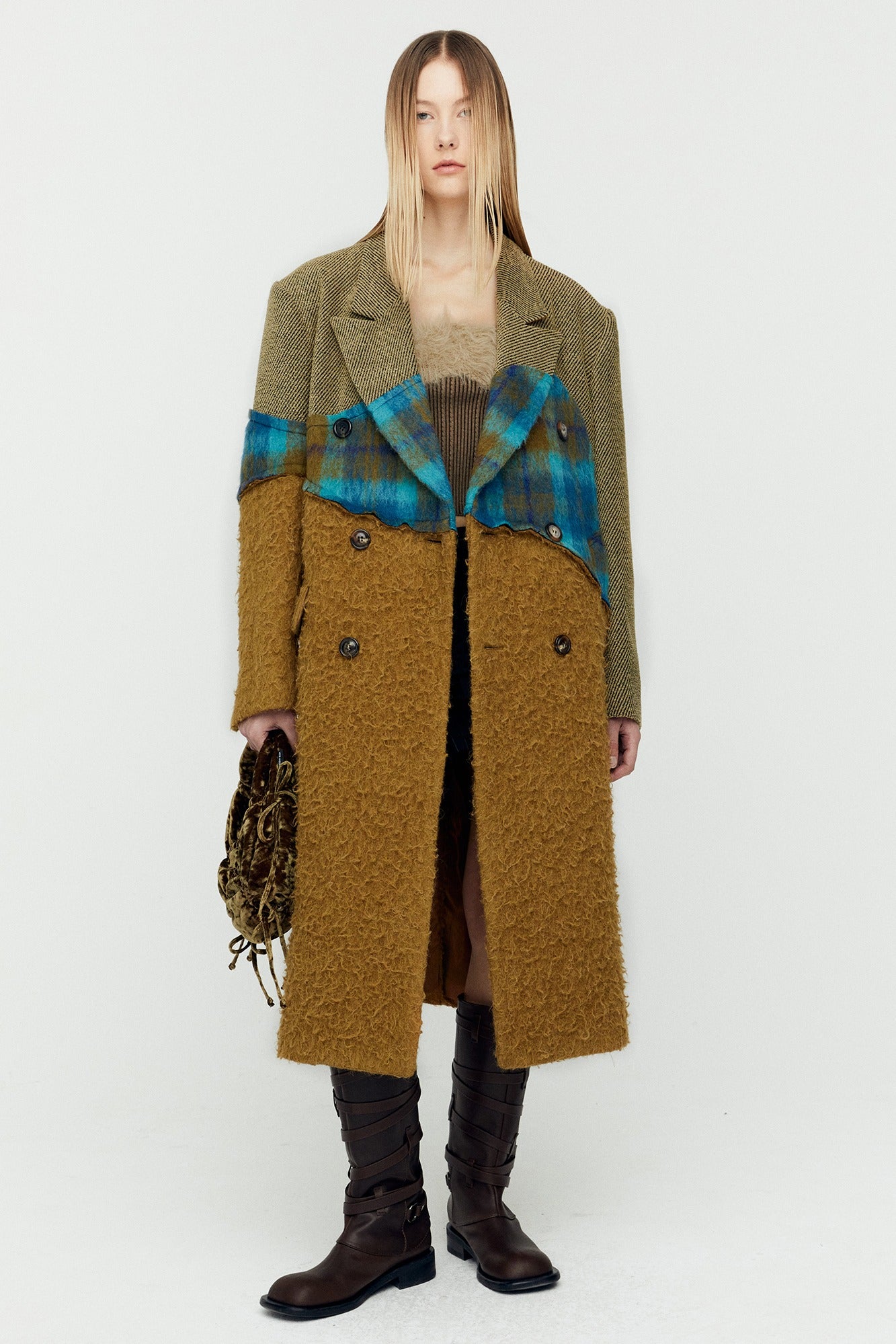 PANNI CUSTOM-LIKE COAT awa657w (YELLOW)