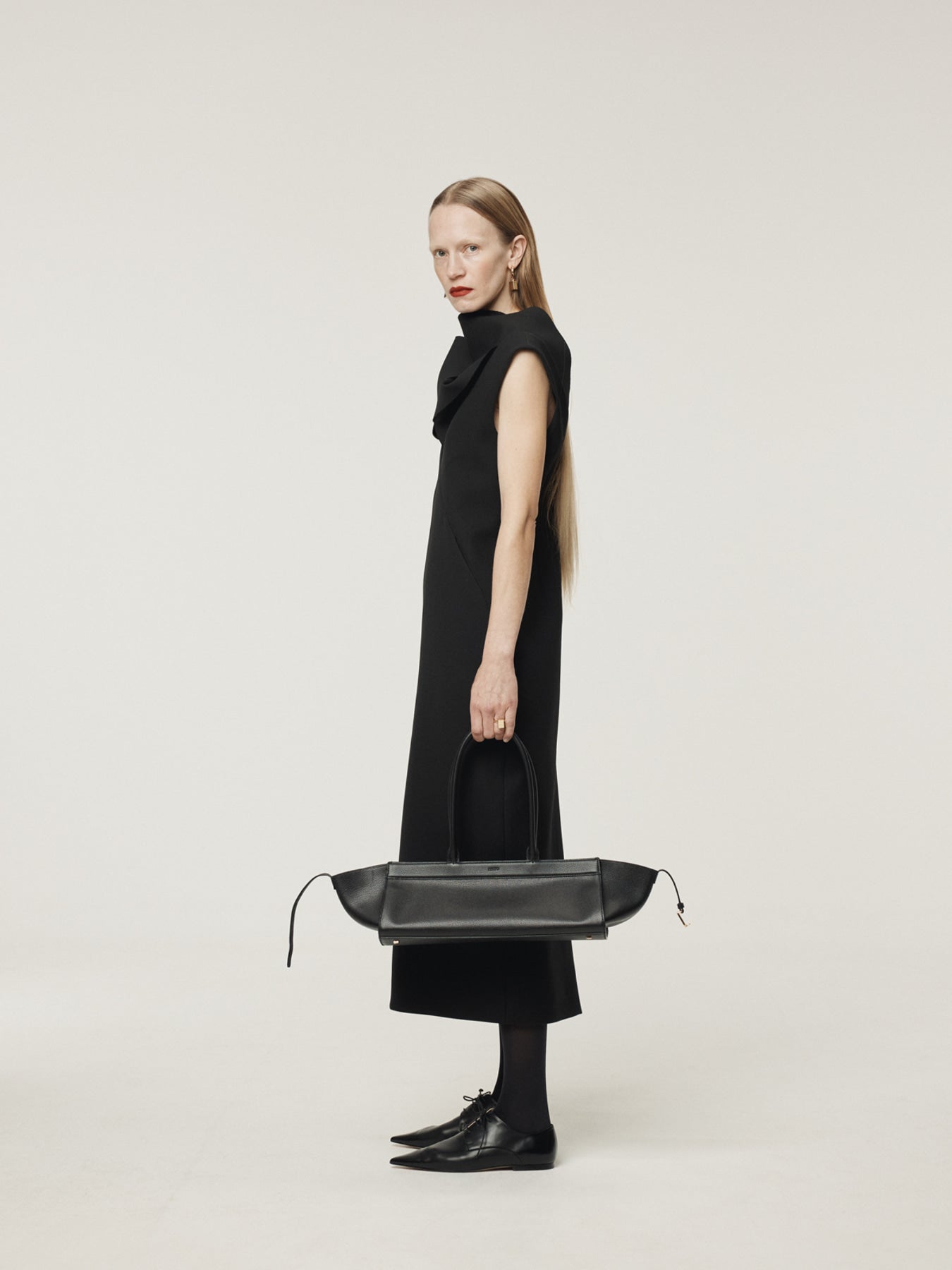 MILLE-FEUILLE DRESS (BLACK)