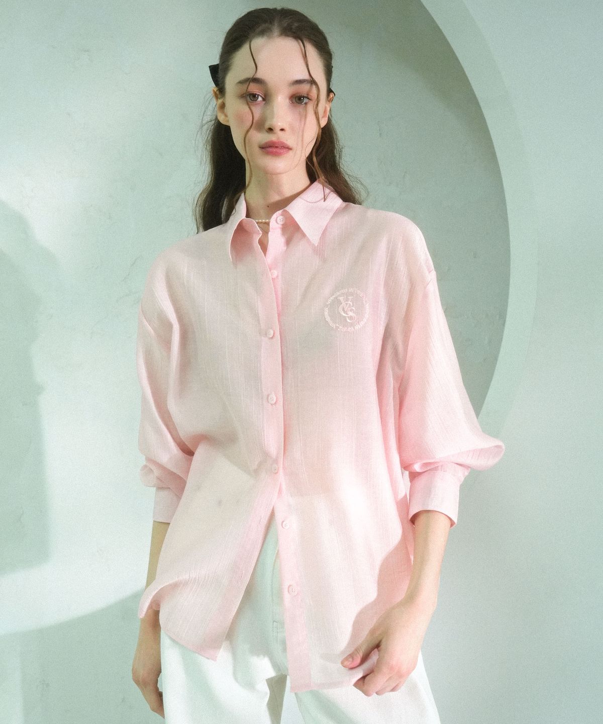 VIVACIOUS Cencel See-Through Classic Shirt - 7COL