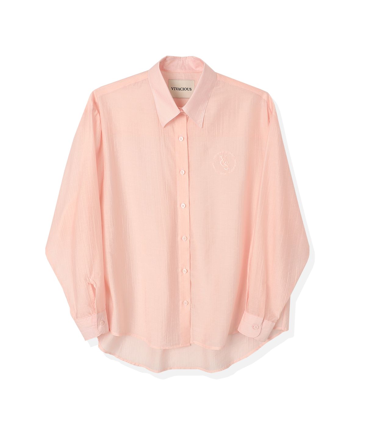 VIVACIOUS Cencel See-Through Classic Shirt - 7COL