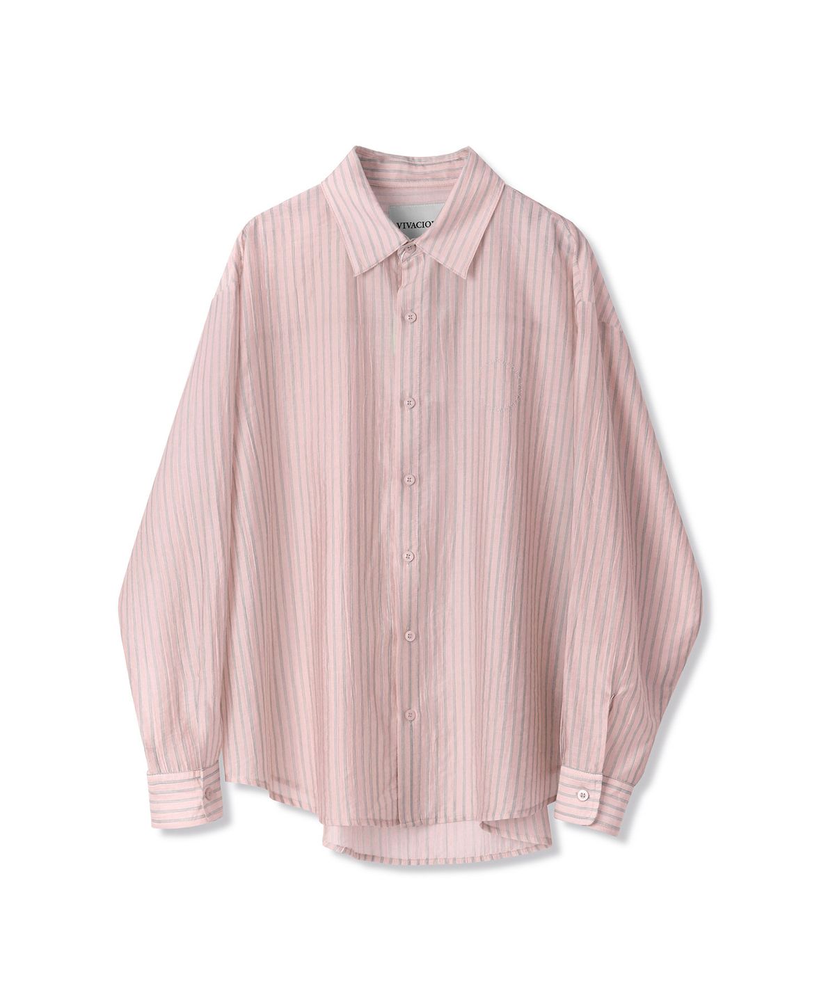 VIVACIOUS Cencel See-Through Classic Shirt - 7COL