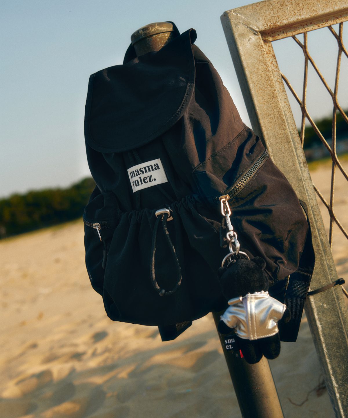 Masmarulez Mini Flap Backpack_Black