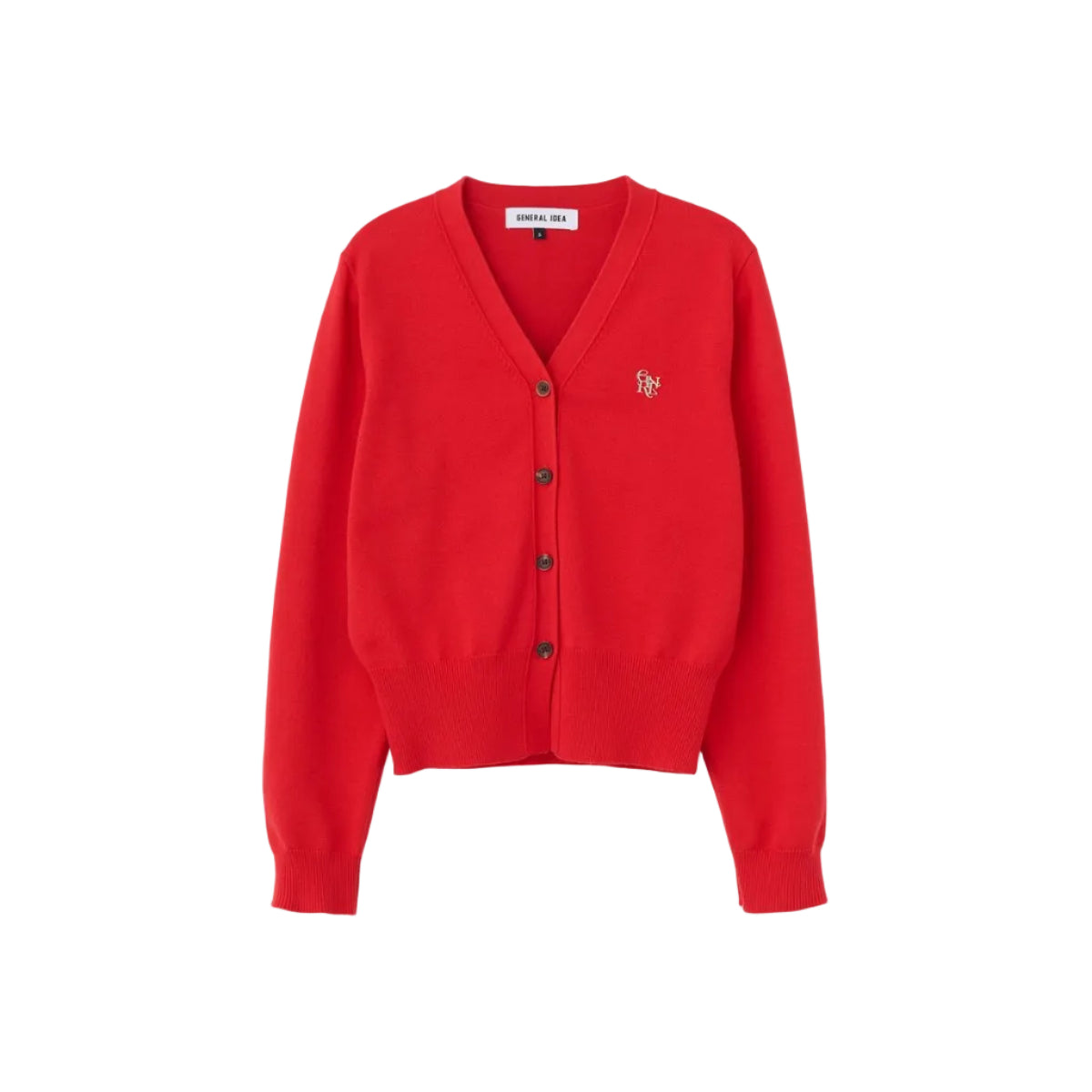 General Idea GNRL Essential Cardigan [RED] / WBD3L04503
