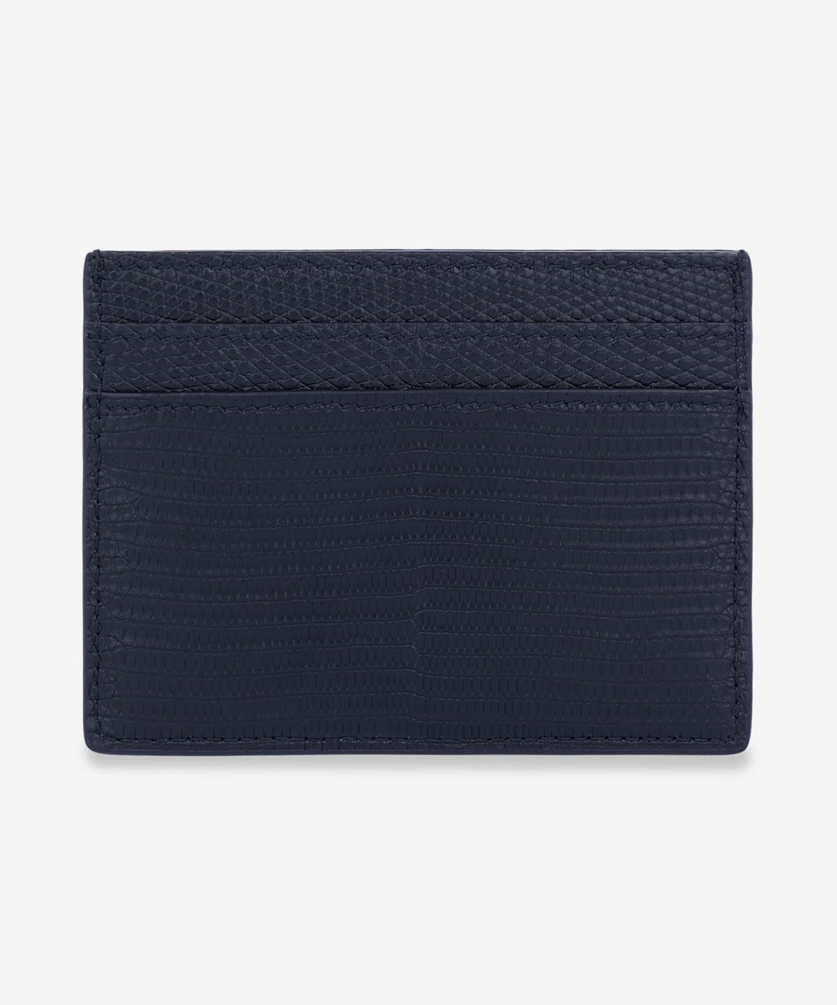 Saint Laurent Signature Logo Card Holder - Deep Galaxy / 370779EAAX24597