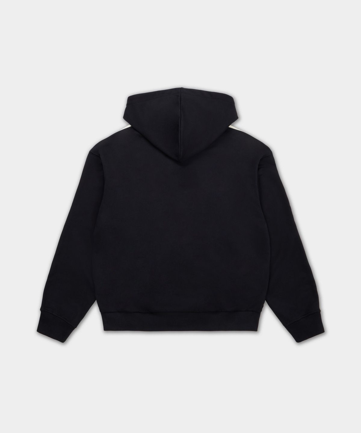 Adidas Hooded Zip-Up - Black: Cream White / KC9315