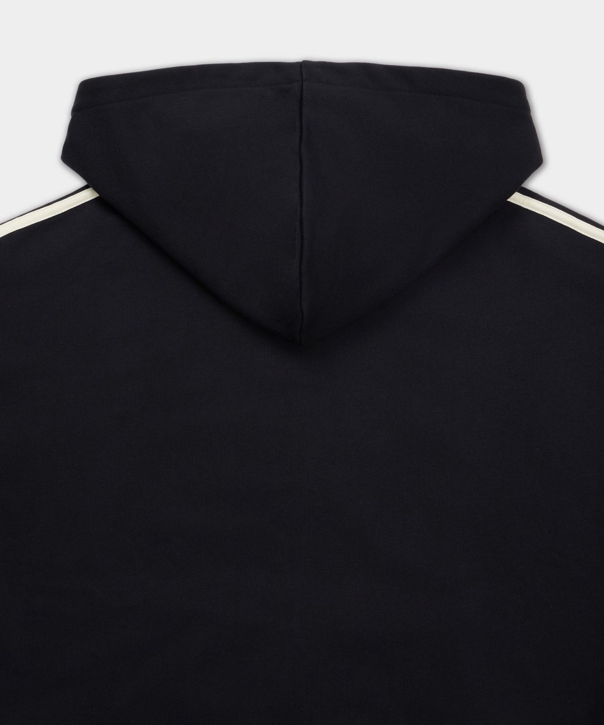 Adidas Hooded Zip-Up - Black: Cream White / KC9315