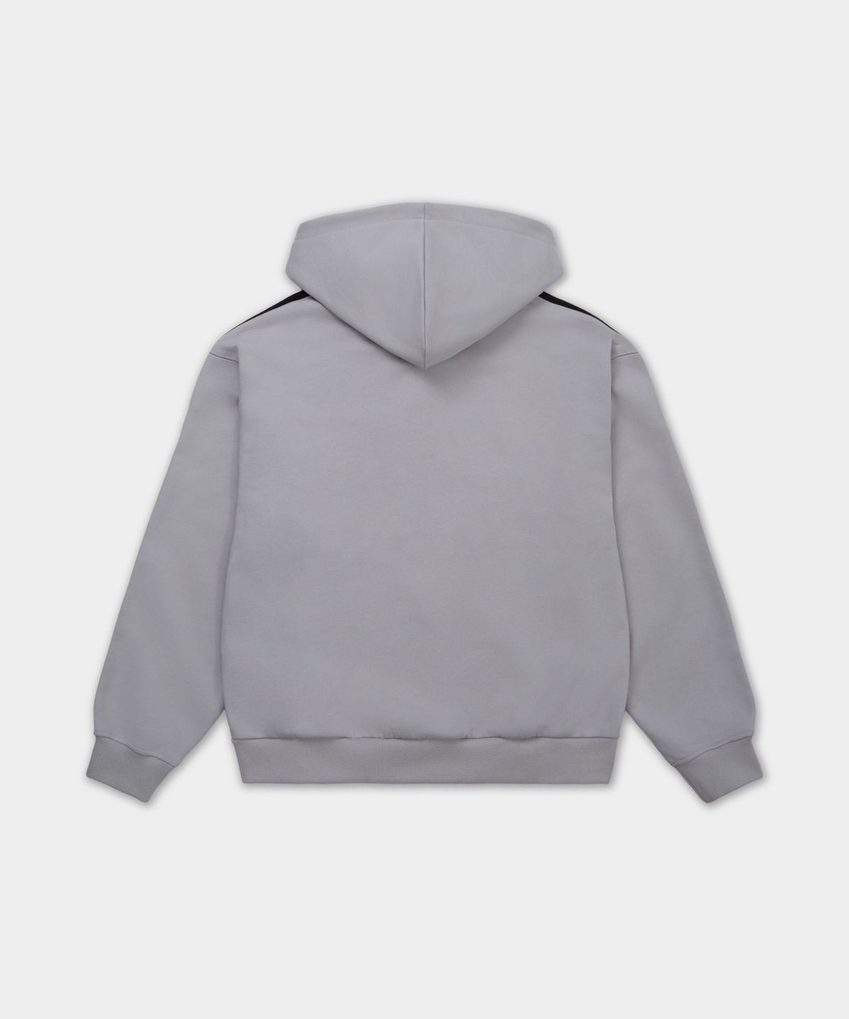 Adidas Hooded Zip-Up - Gray:Black / KC9317