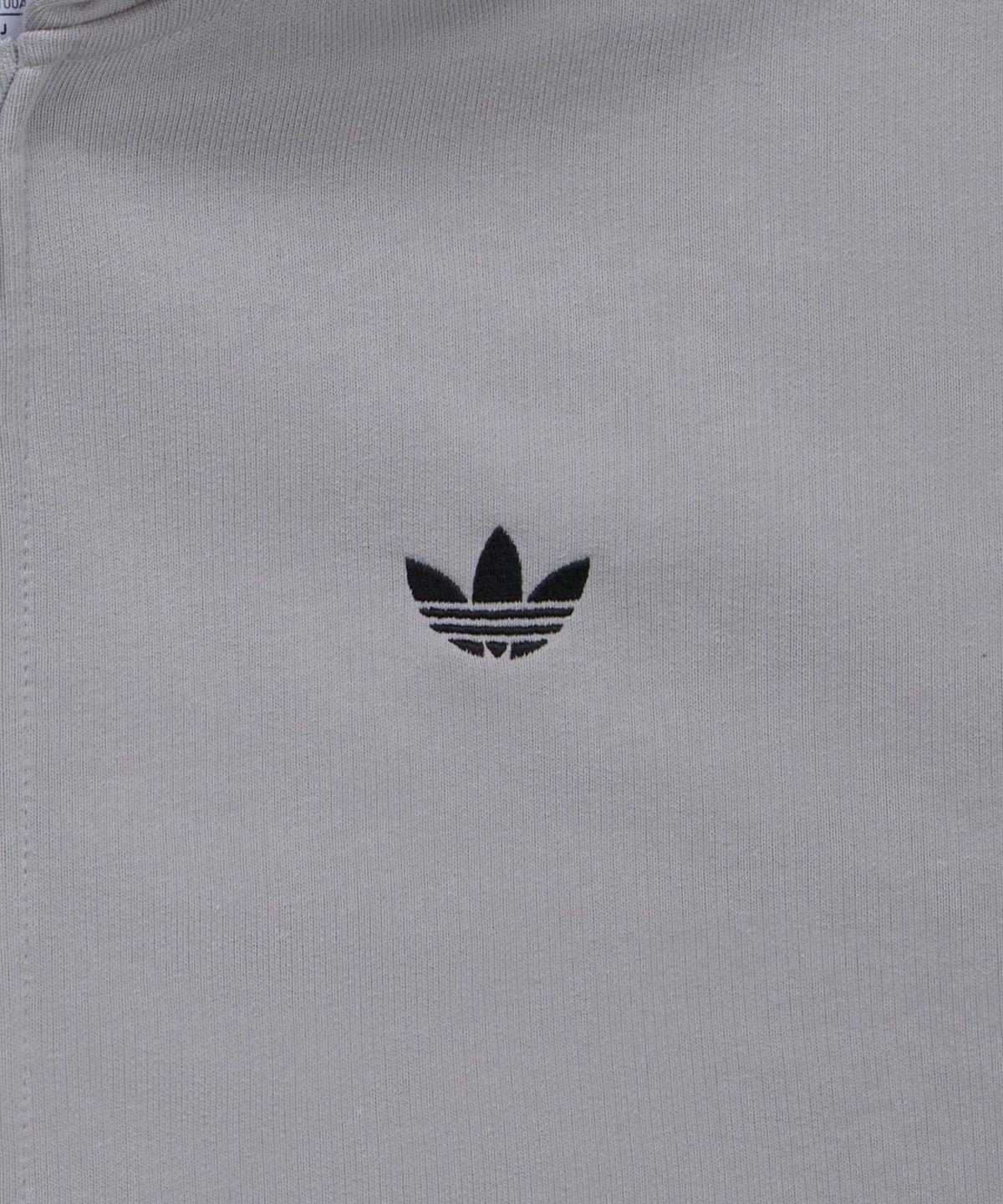 Adidas Hooded Zip-Up - Gray:Black / KC9317