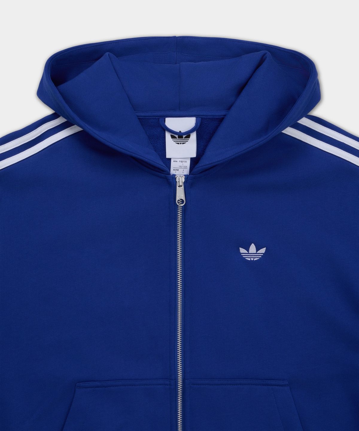 Adidas Hooded Zip-Up - Royal Blue:White / KC9318