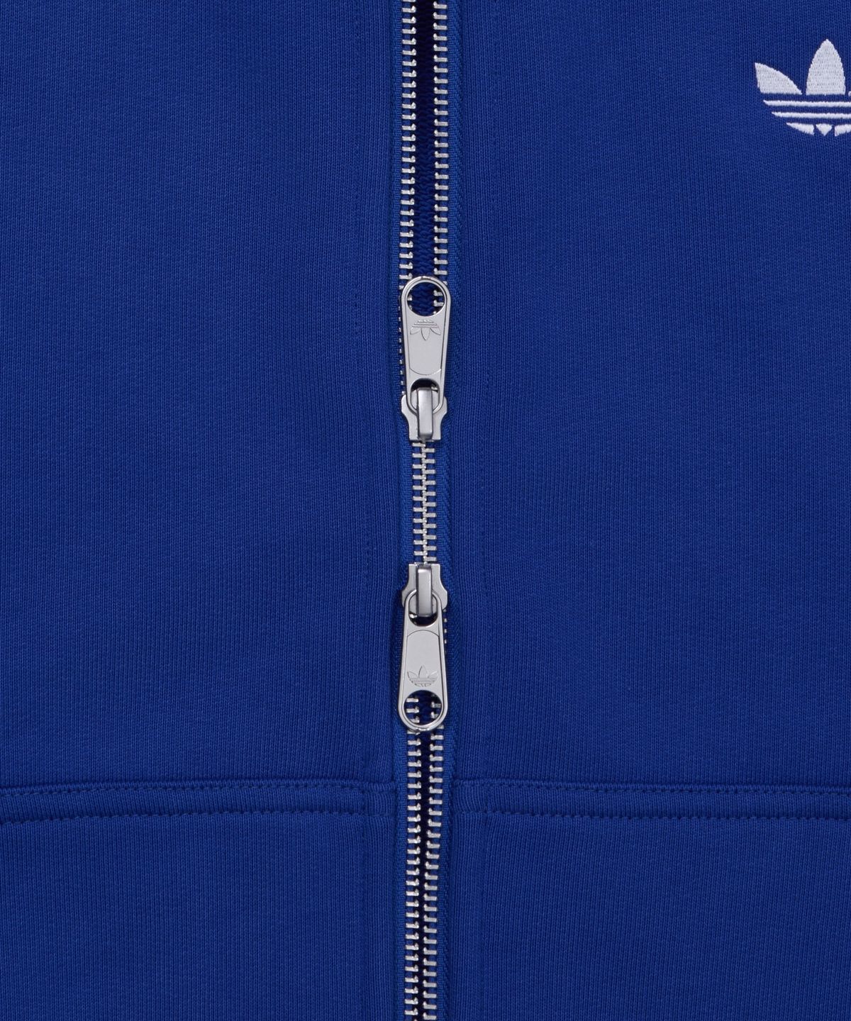 Adidas Hooded Zip-Up - Royal Blue:White / KC9318