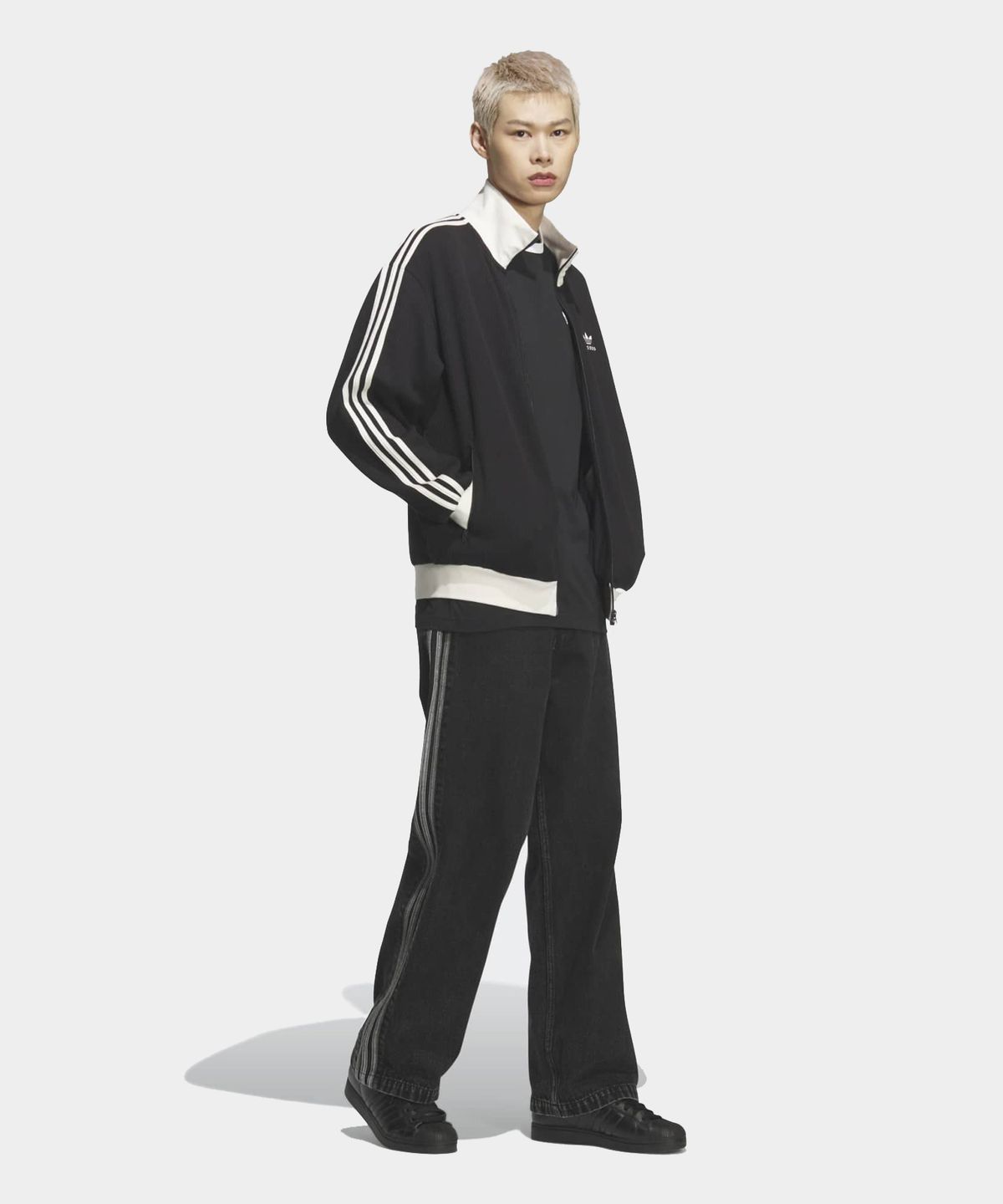 Adidas Waffle Classic Track Top - Black / KQ6863