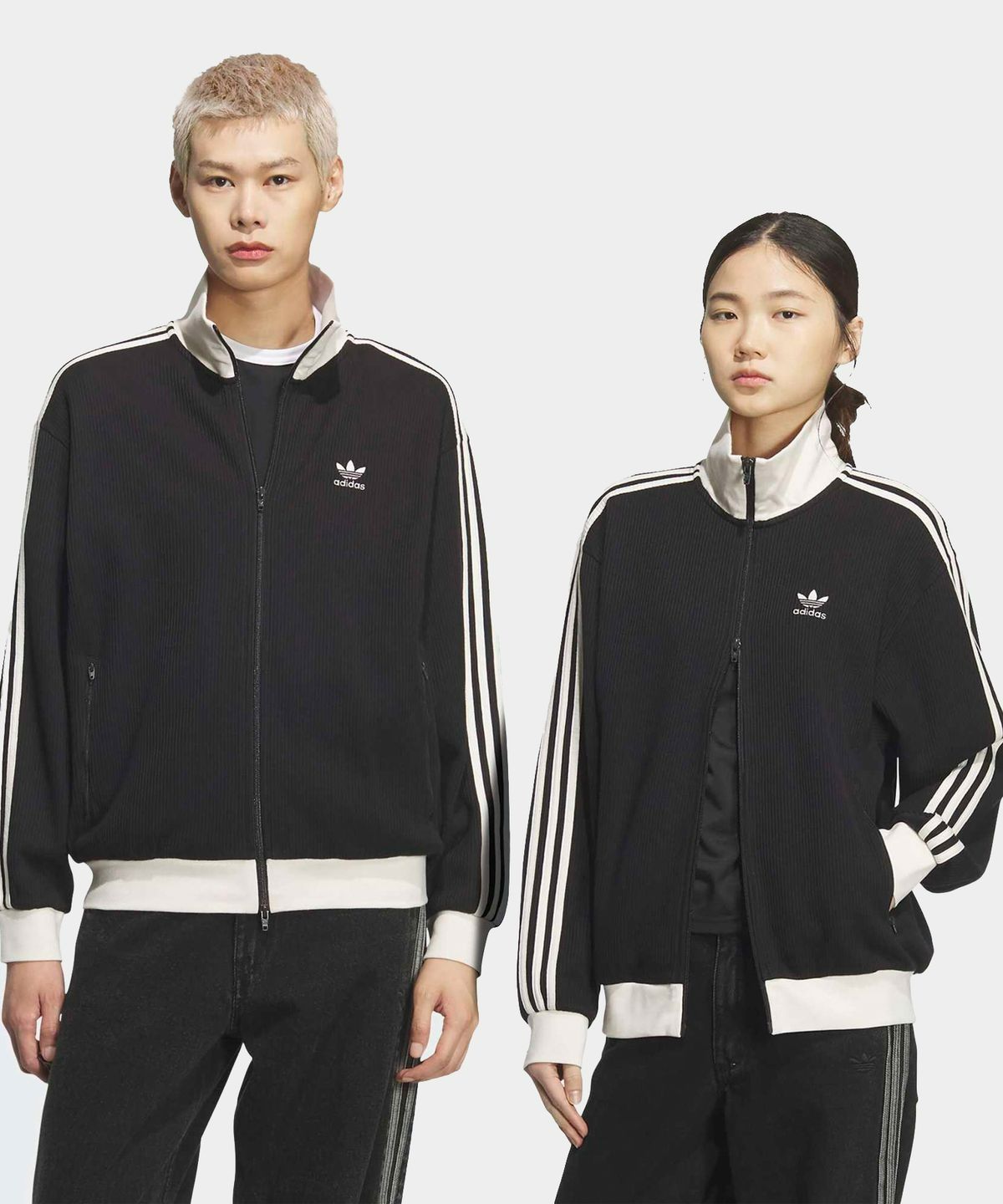 Adidas Waffle Classic Track Top - Black / KQ6863