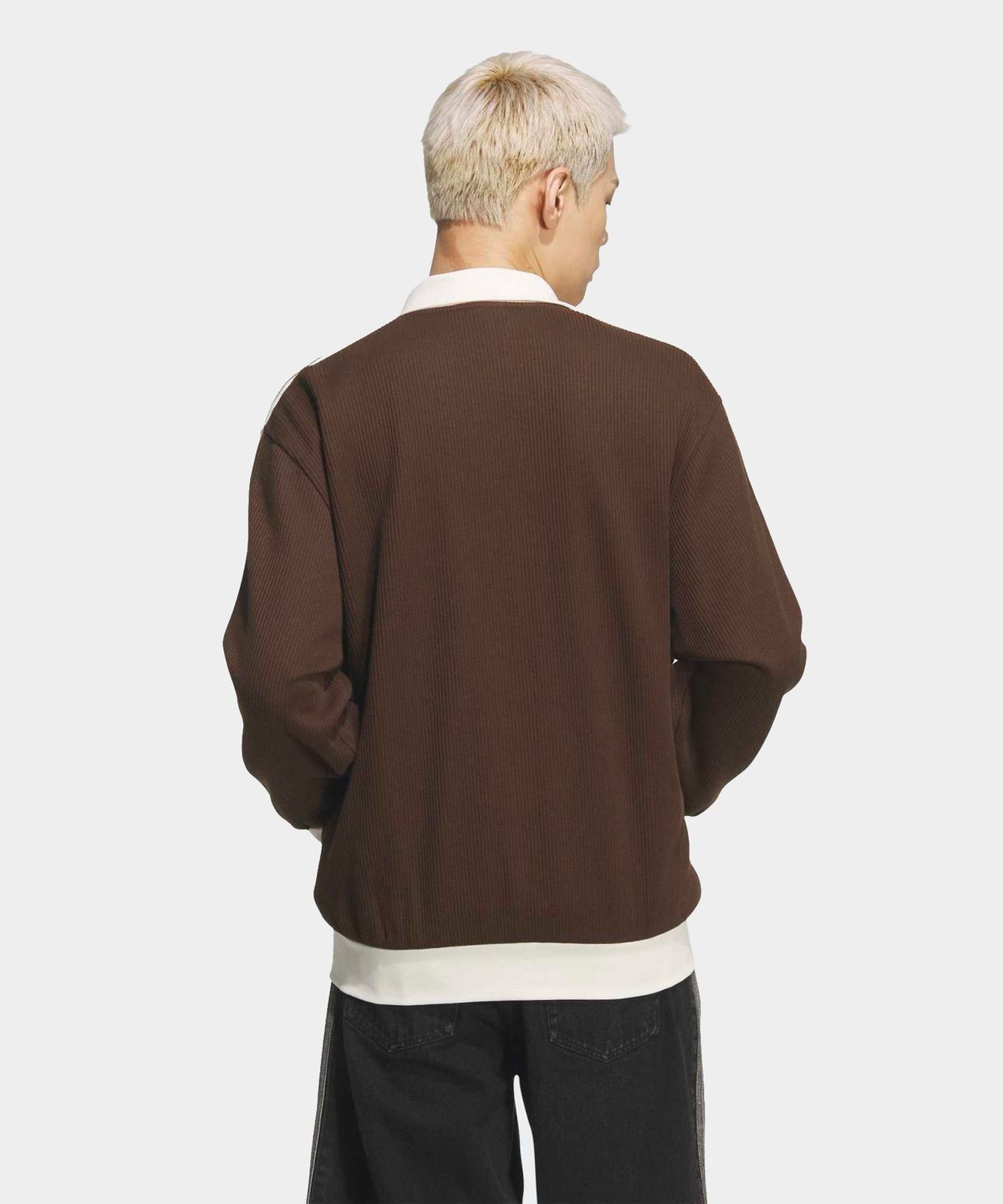 Adidas Waffle Classic Track Top - Dark Brown / KQ6865