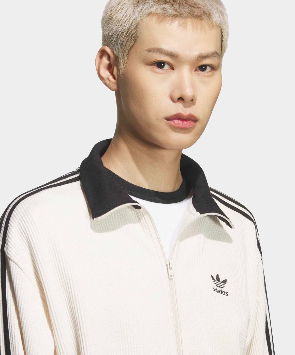 Adidas Waffle Classic Track Top - Wonder White / KQ6864