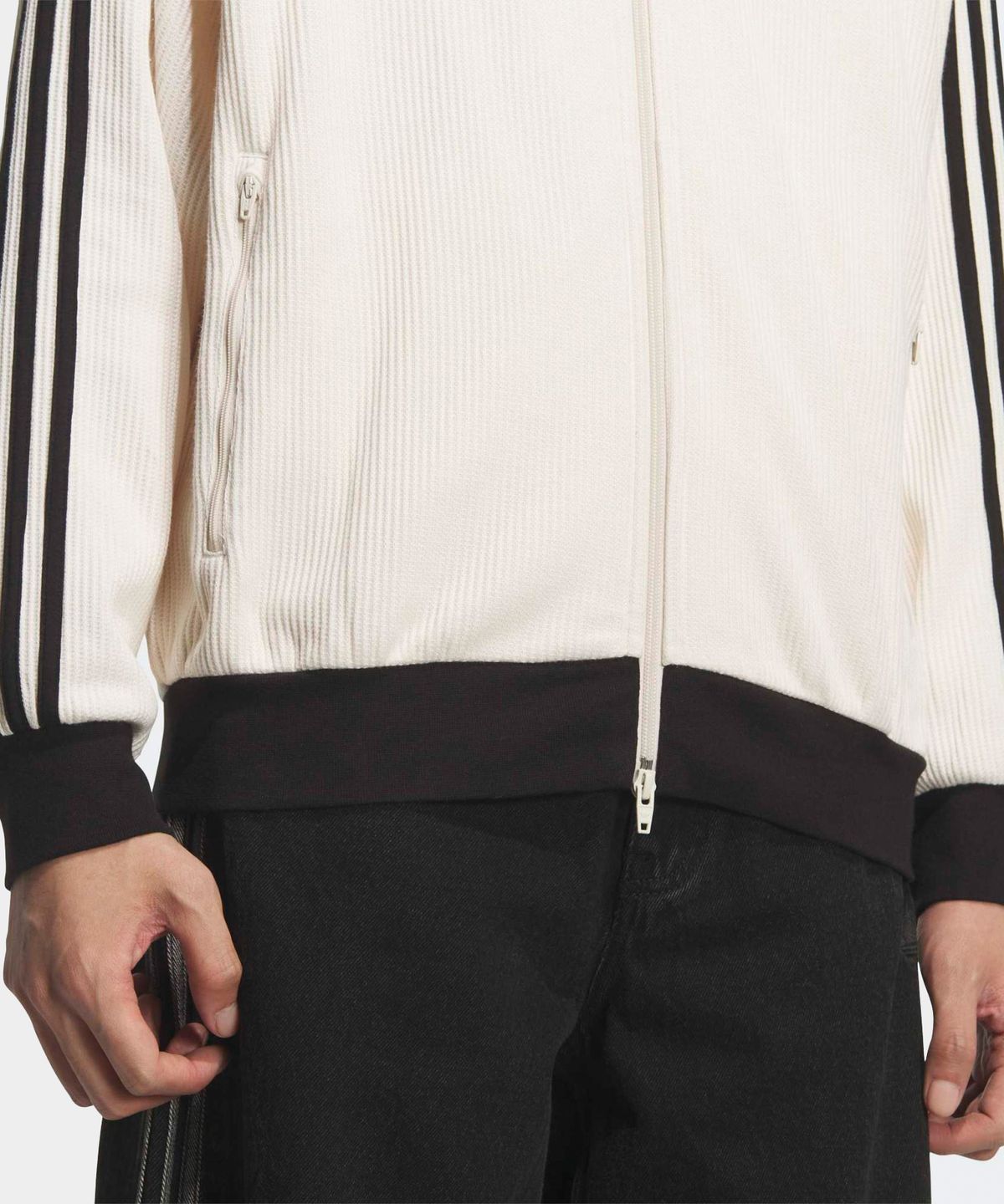 Adidas Waffle Classic Track Top - Wonder White / KQ6864
