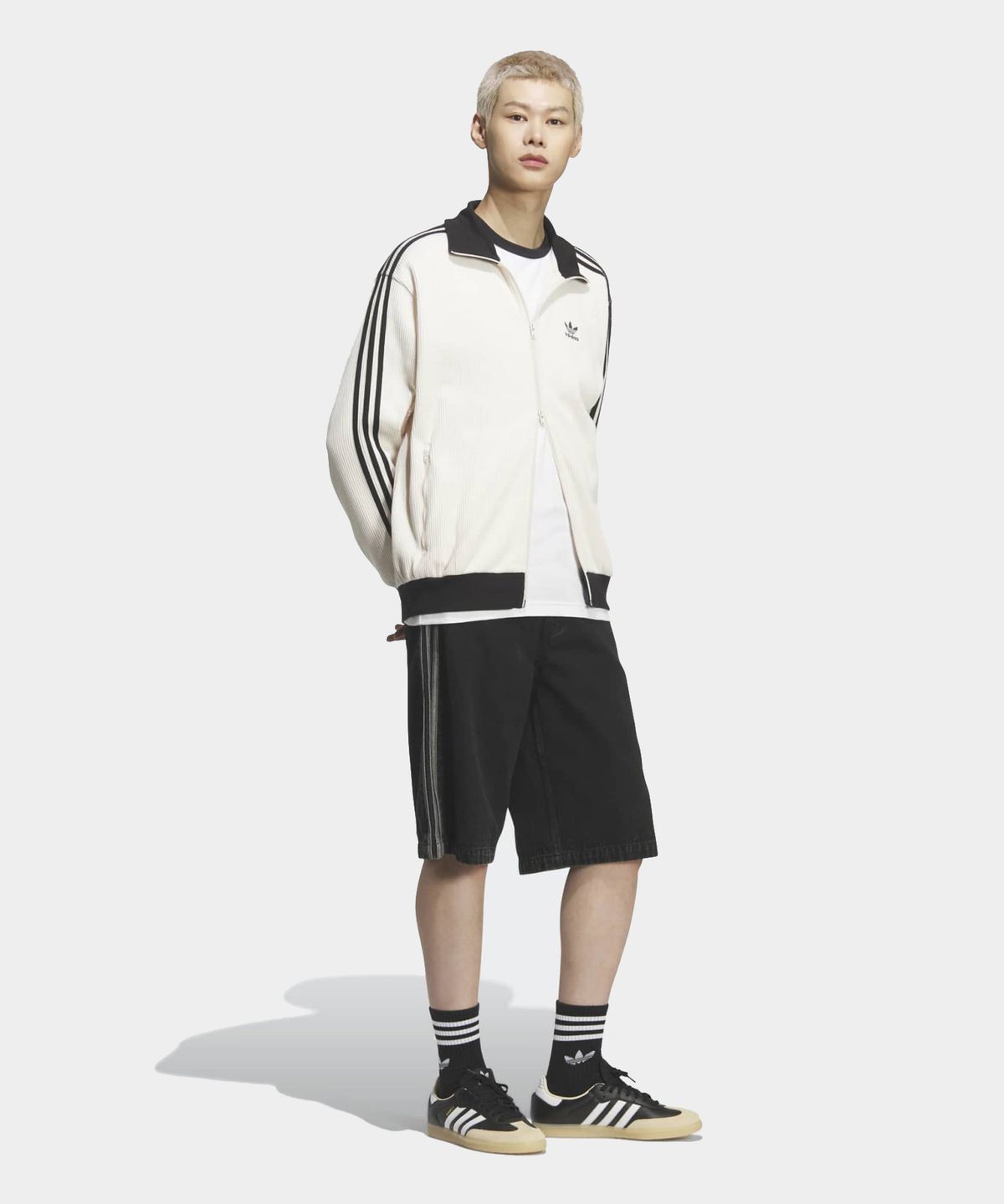Adidas Waffle Classic Track Top - Wonder White / KQ6864