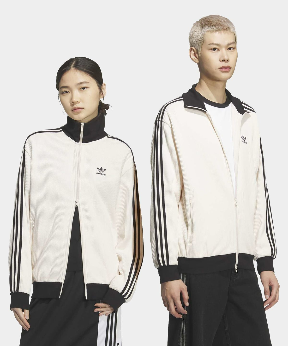 Adidas Waffle Classic Track Top - Wonder White / KQ6864