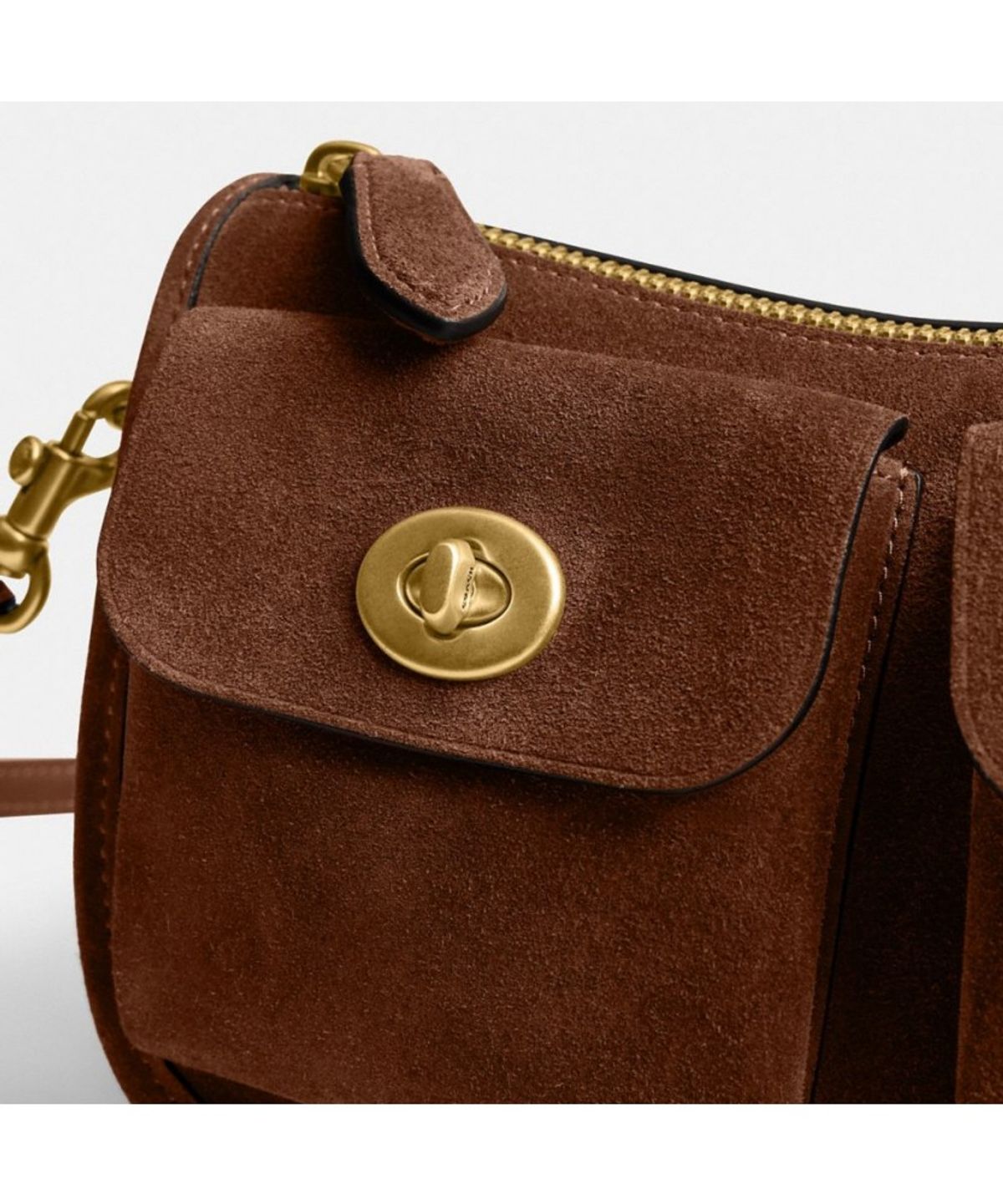 Coach Twin Turnlock Waverly Bag CDZ21 B4WBR