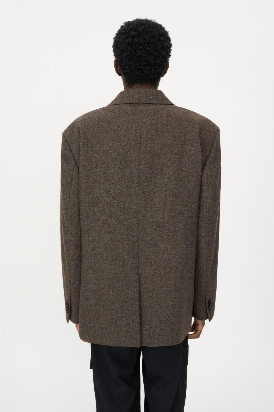 Retro Wool Blazer BROWN