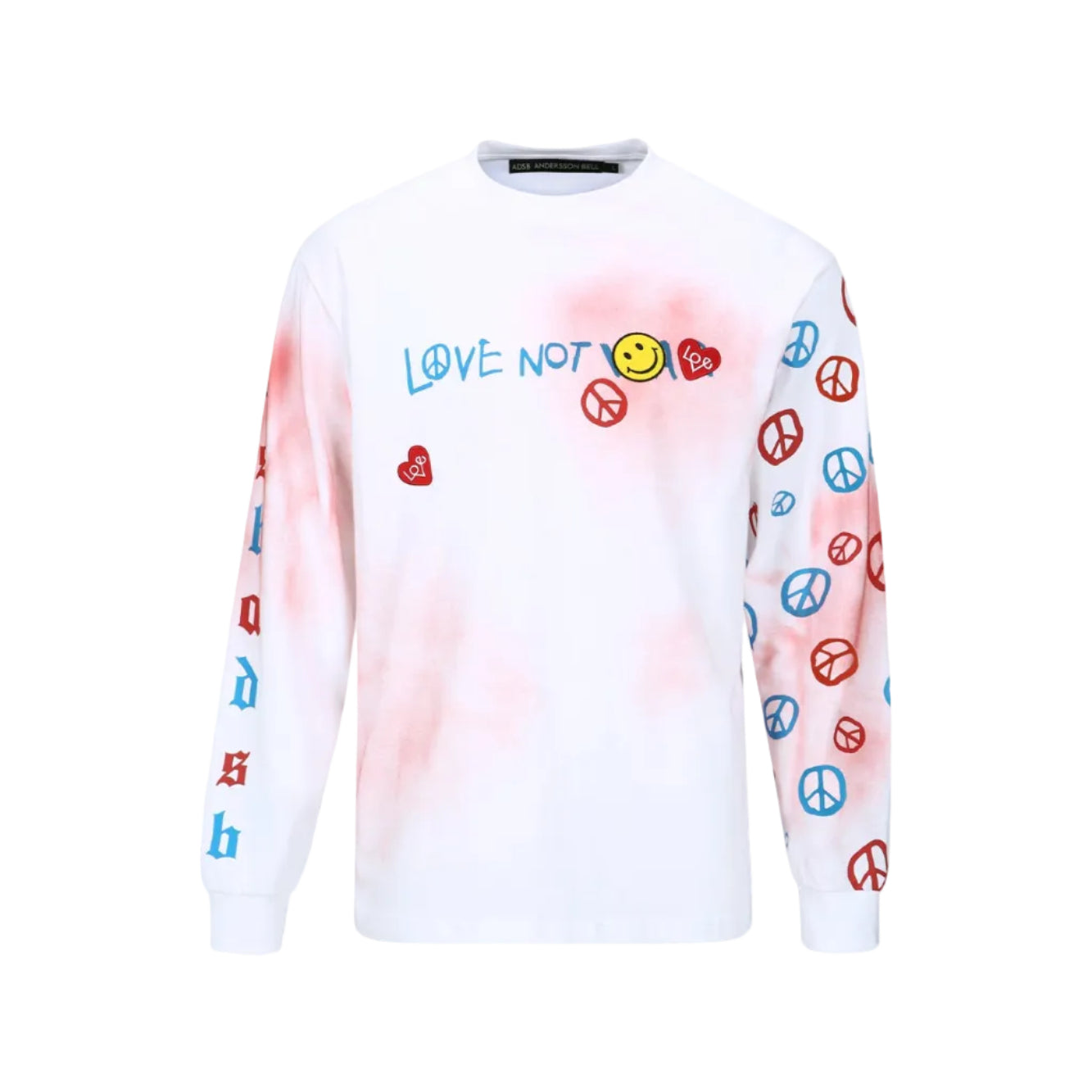 UNISEX LOVE L/S T-SHIRTS atb1254u (WHITE)