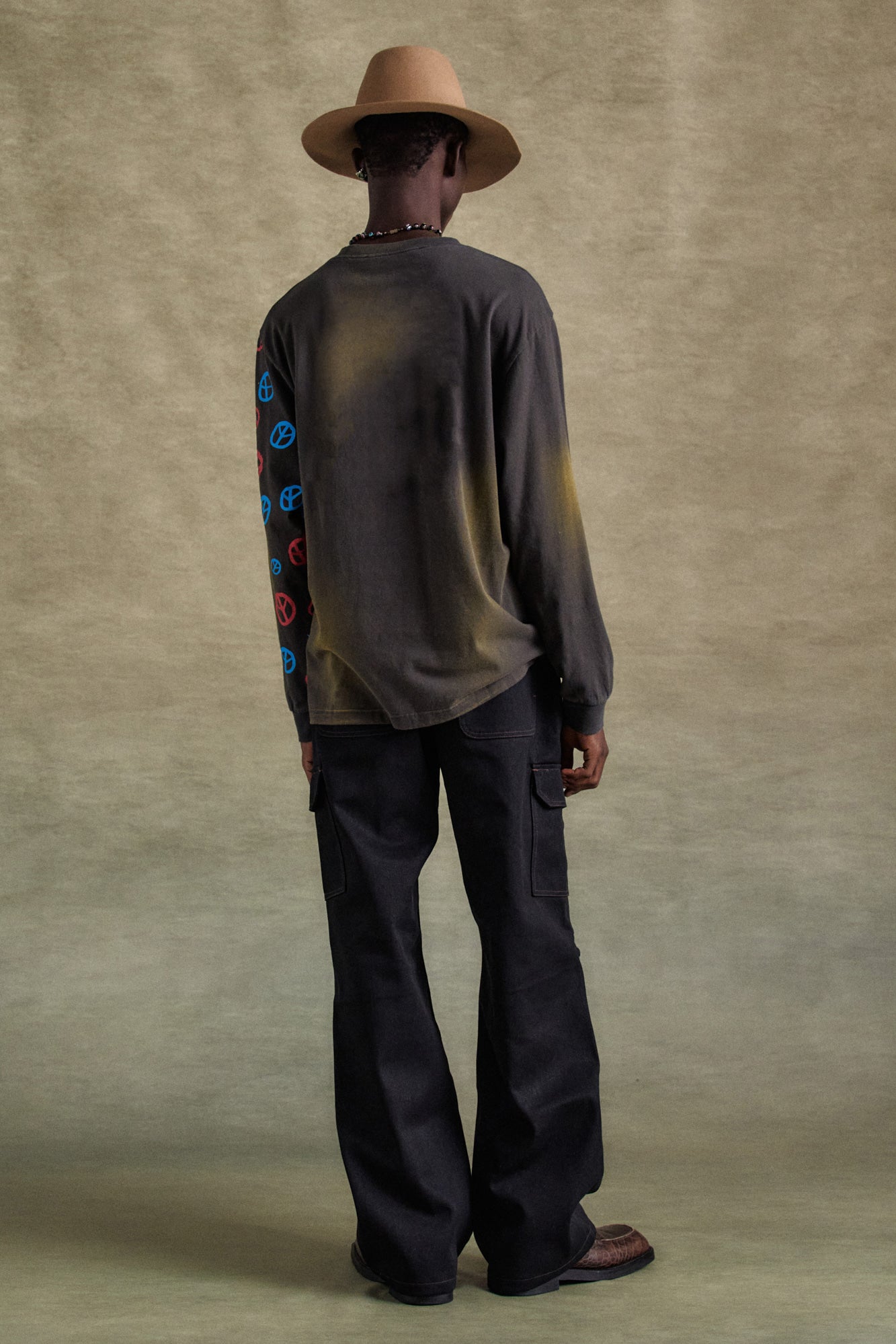 UNISEX LOVE L/S T-SHIRTS atb1254u (CHARCOAL)