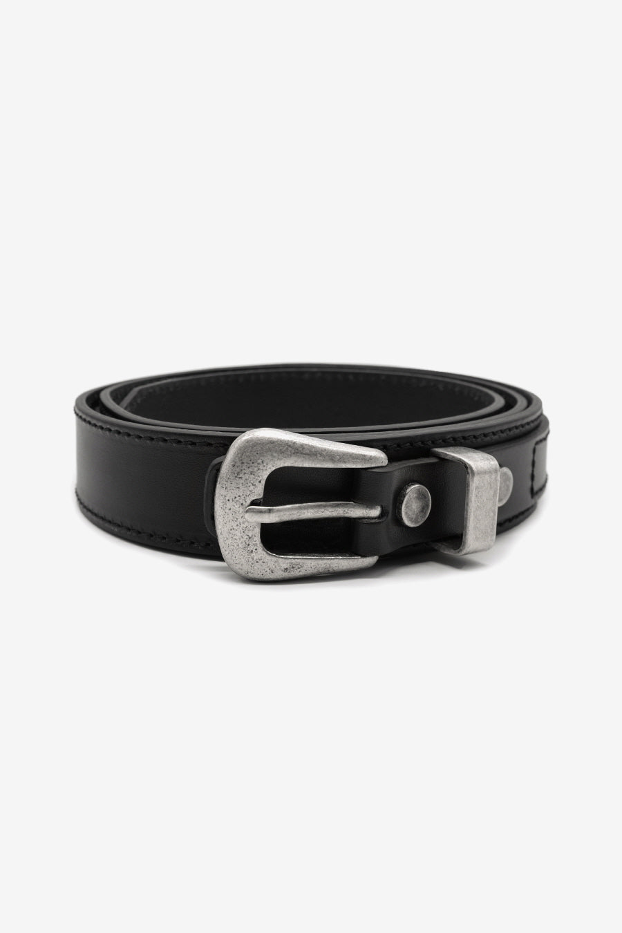 Minimal Western Belt BLACK