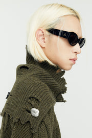 UNISEX ROGHEN WOOL NECK WARMER aaa421u (TAUPE)