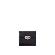 Occam Ring Square Half Wallet Black