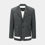 UNISEX INSIDE-OUT WOOL JACKET
