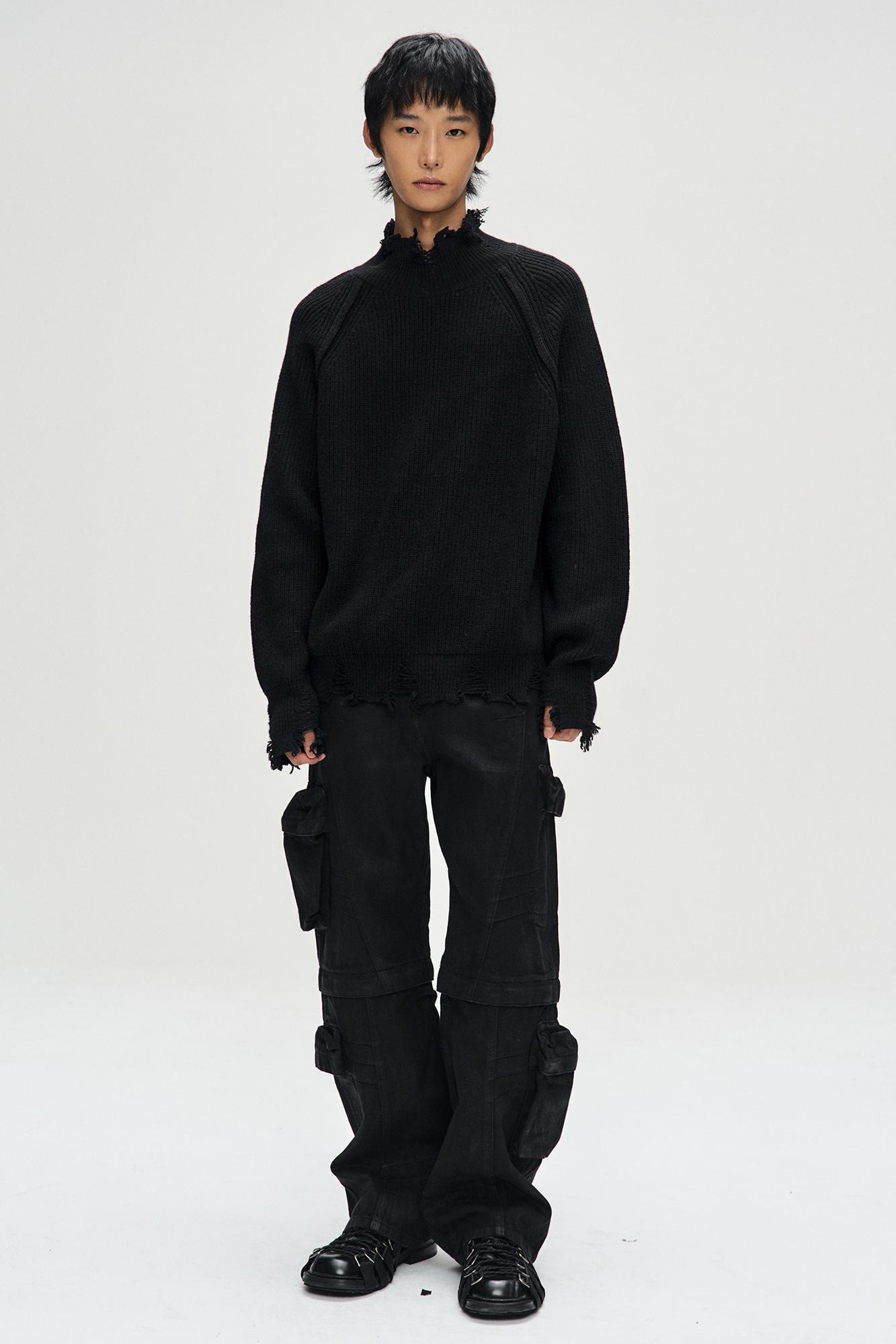 ROGHEN TURTLE NECK SWEATER atb1157m (TAUPE)