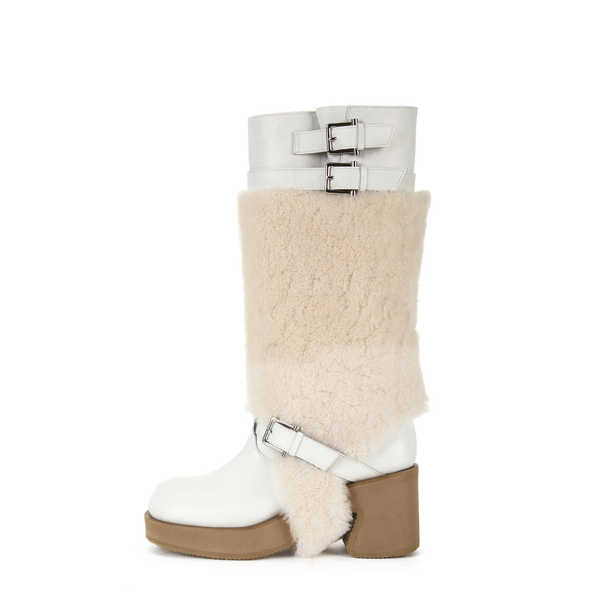 TOBOO BROCLE BOOTS [WHITE]