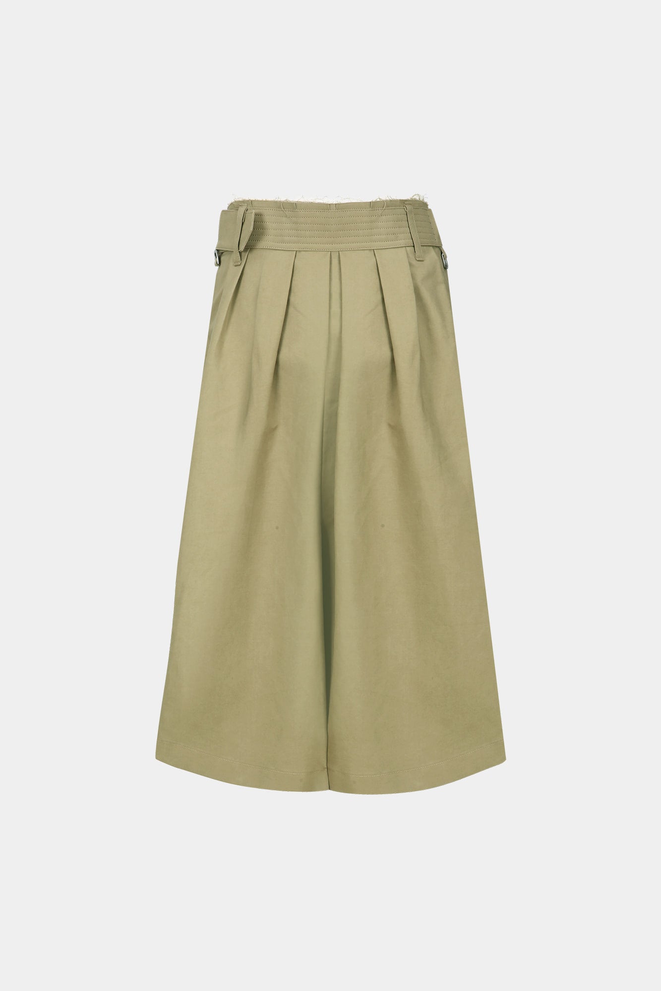 TRENCH PLEATS SKIRT apa849w (KHAKI)