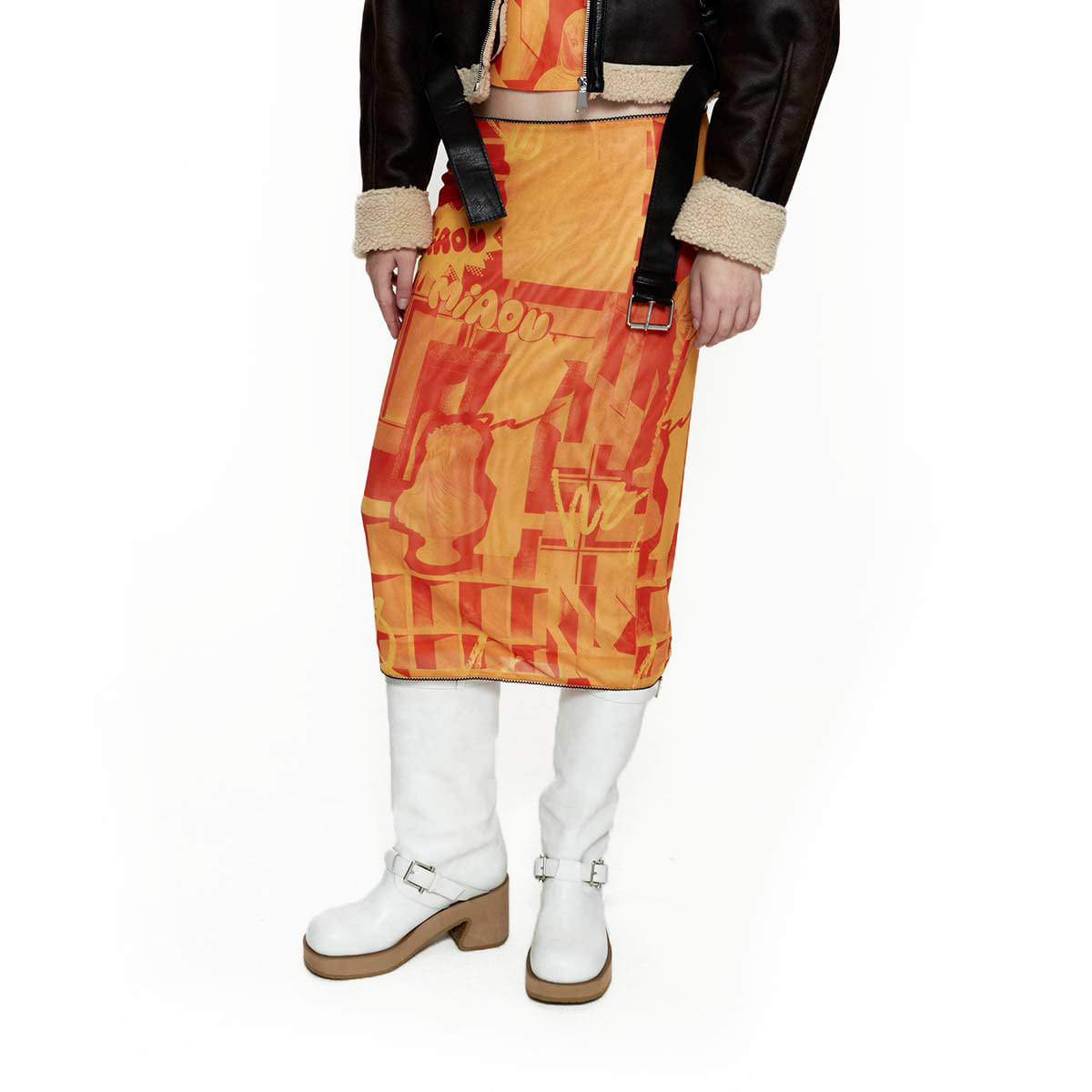 TOBOO BROCLE BOOTS [WHITE]