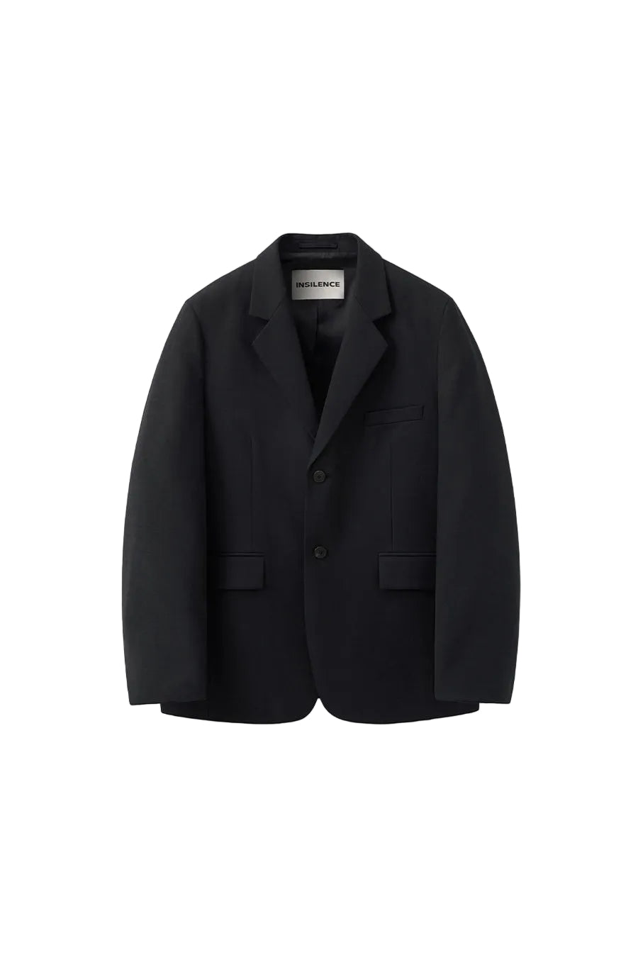 Oversized Wool Blazer BLACK