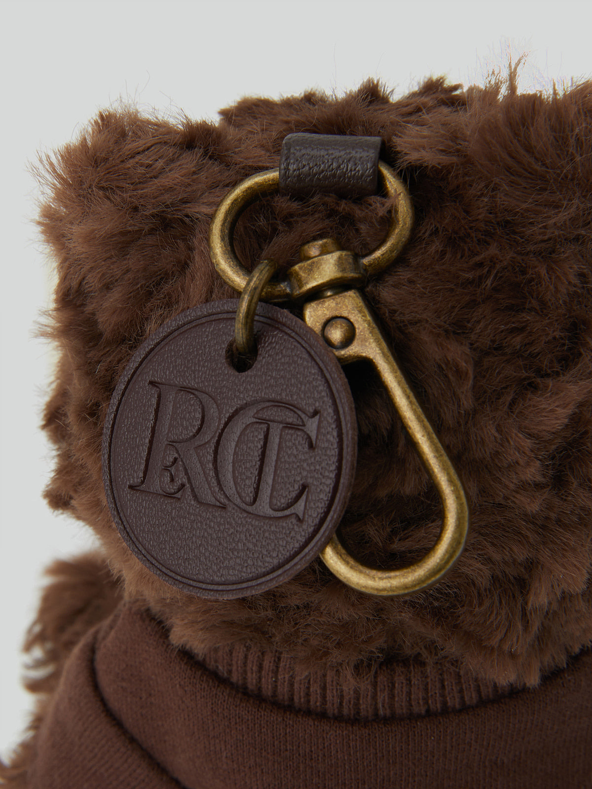 RECTO X BROWN CLASSIC KEYRING (CHOCOLATE BROWN)