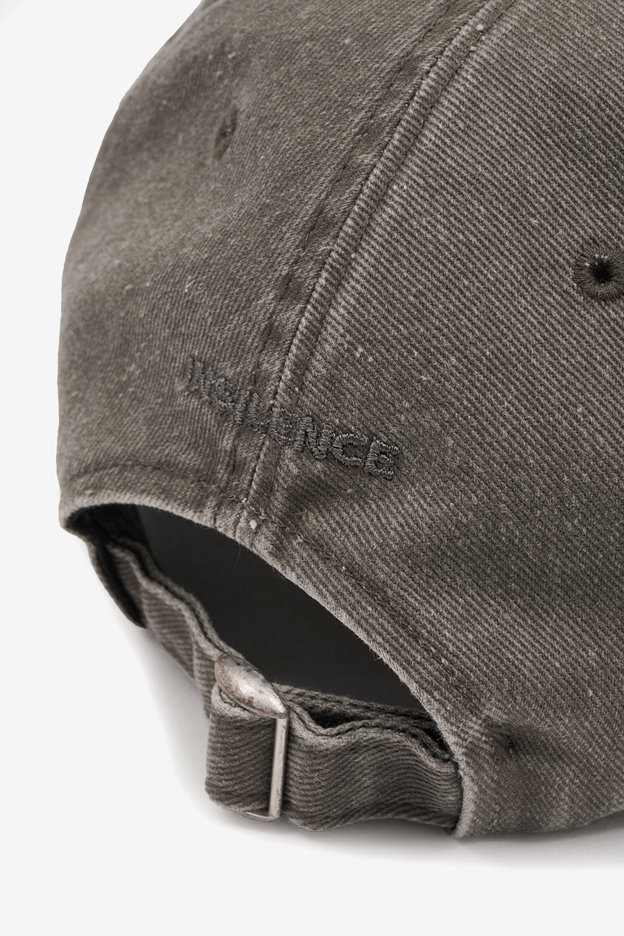 Washed Needlework Cap BROWN