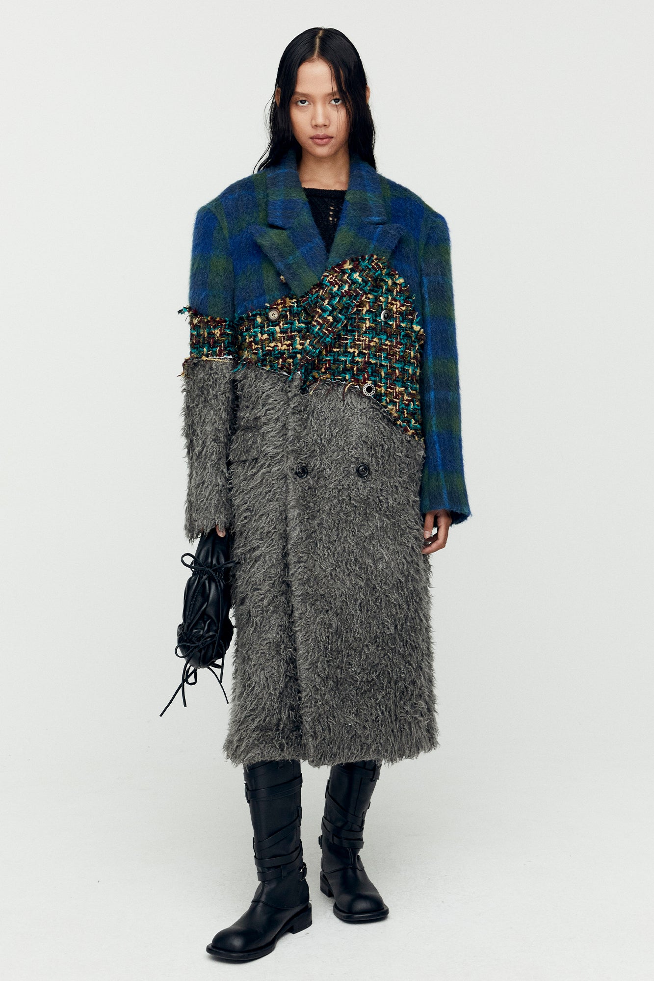 PANNI CUSTOM-LIKE COAT awa656w (BLUE)