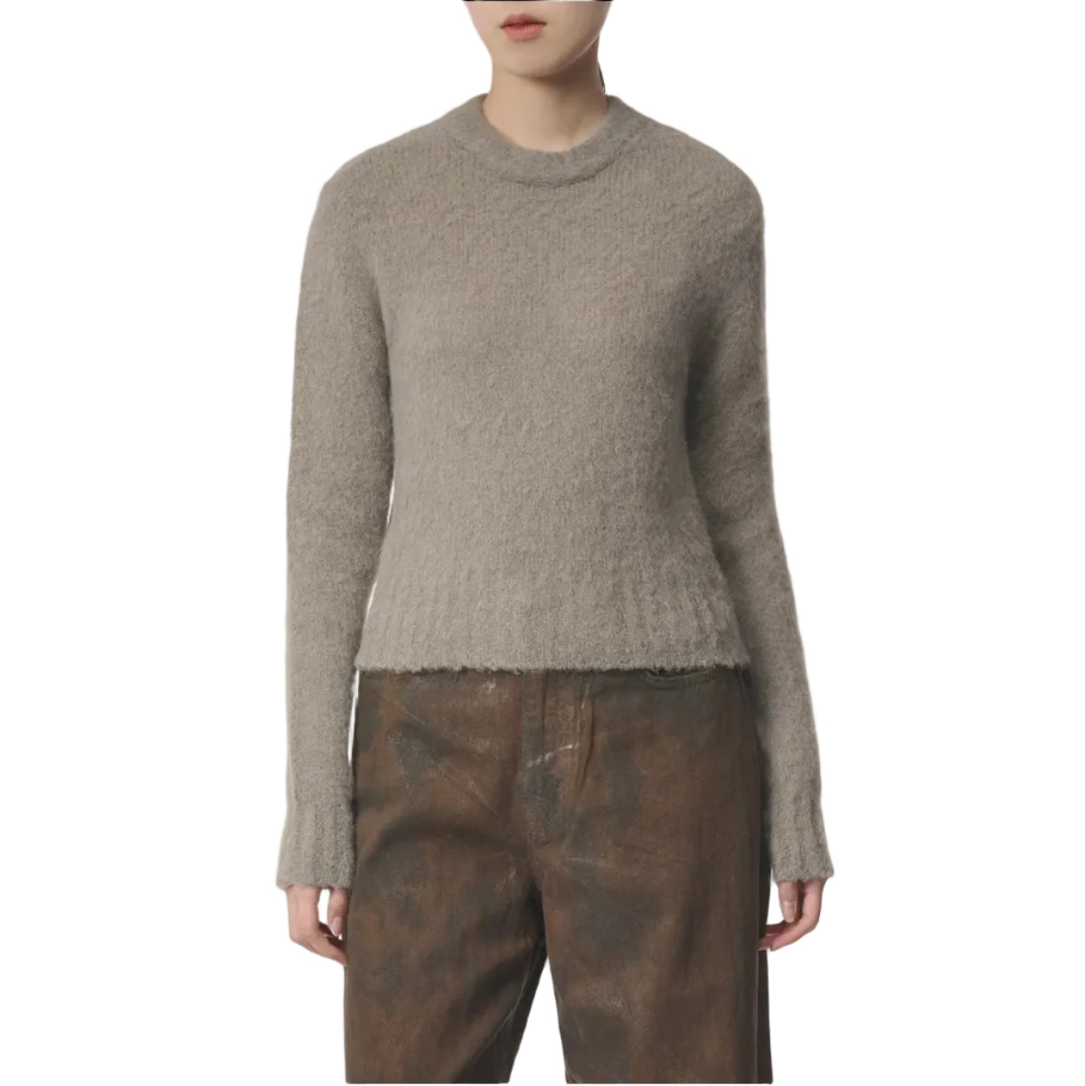 U Love Knit Sweater - Taupe
