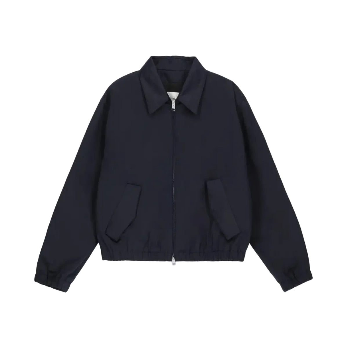 Cotton Heart Logo Zip-Up Jacket - Navy