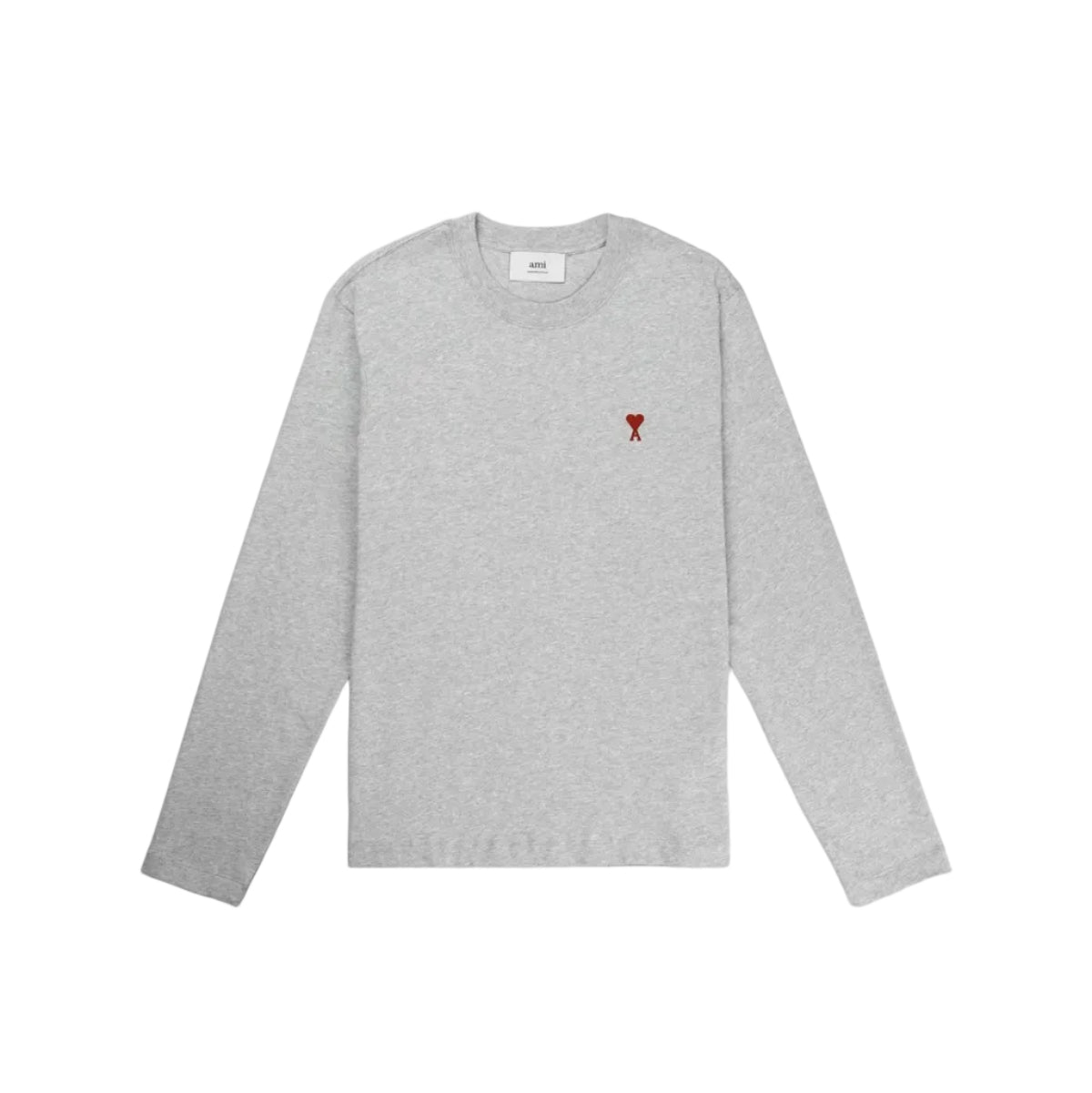 Red Heart Logo T-Shirt - Heather Gray