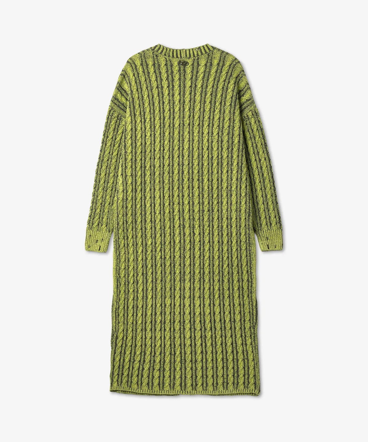 M-Panagia Cable-Knit Chenille Cardigan - Green