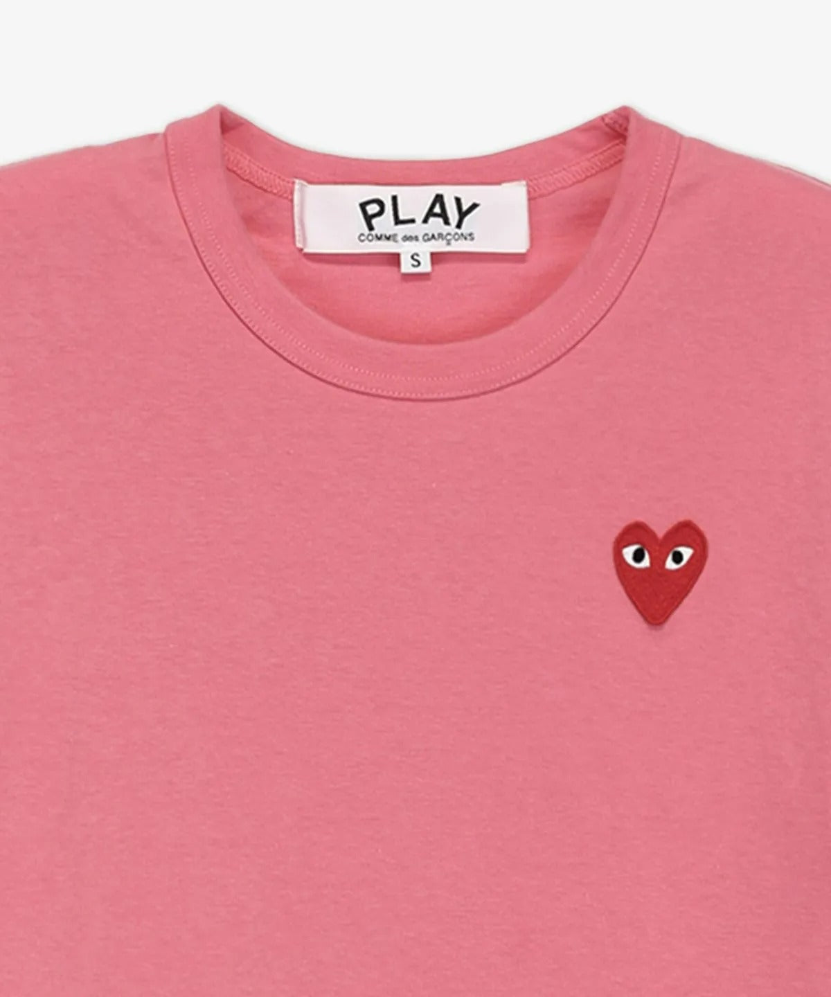 Double Red Heart Emblem Crewneck Cardigan