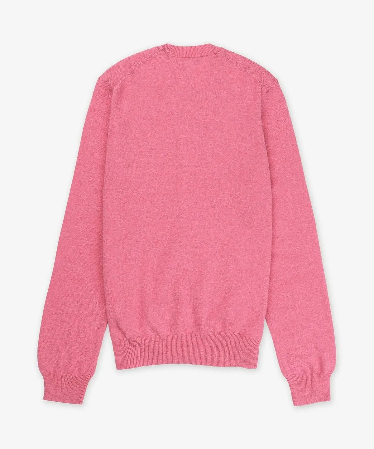 Double Red Heart Emblem Crewneck Cardigan