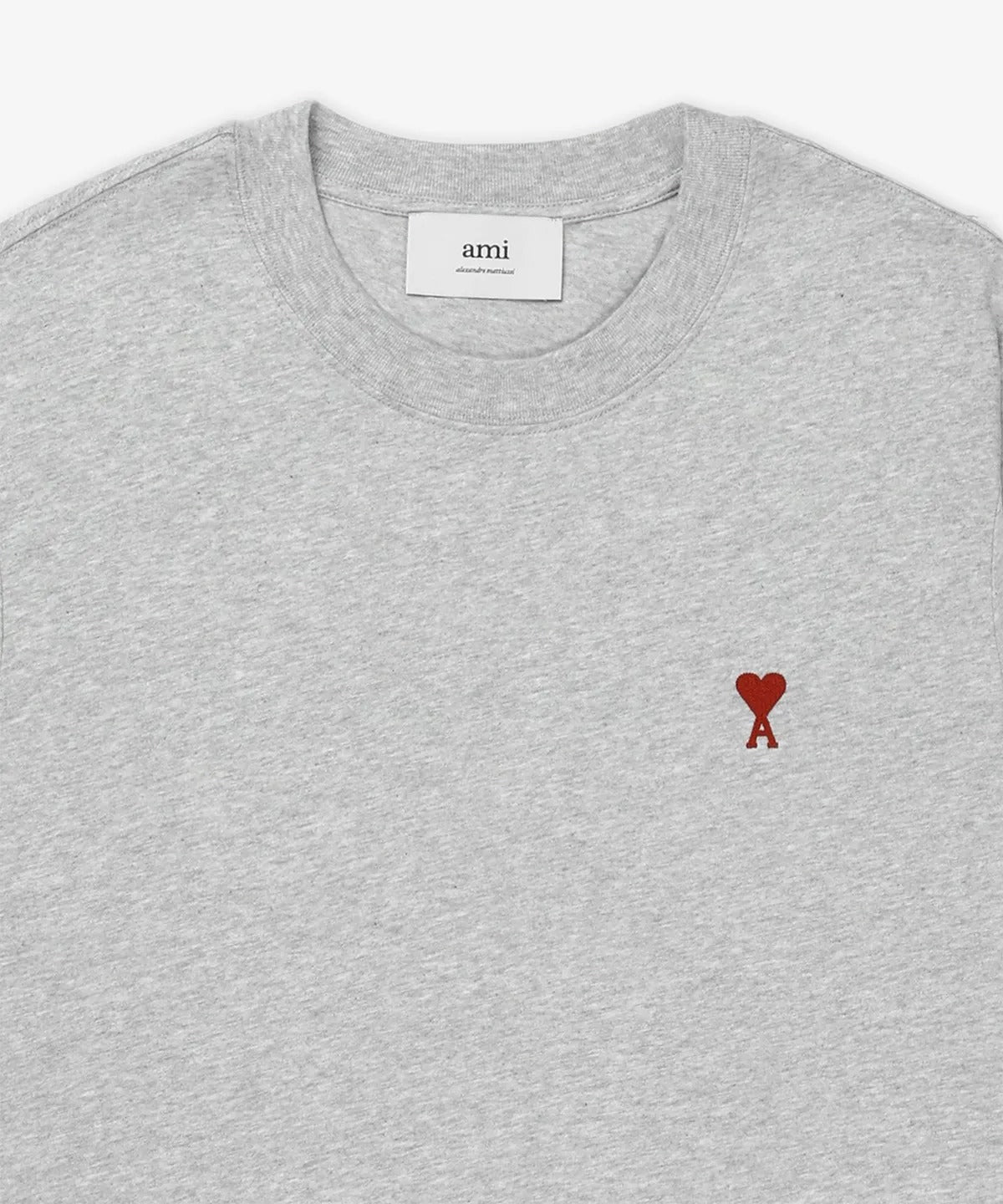Red Heart Logo T-Shirt - Heather Gray