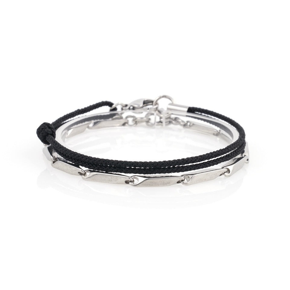 JBANS Classic Prism213 Simple Color String 595BK Bracelet Set (C2101-SE154_BK)