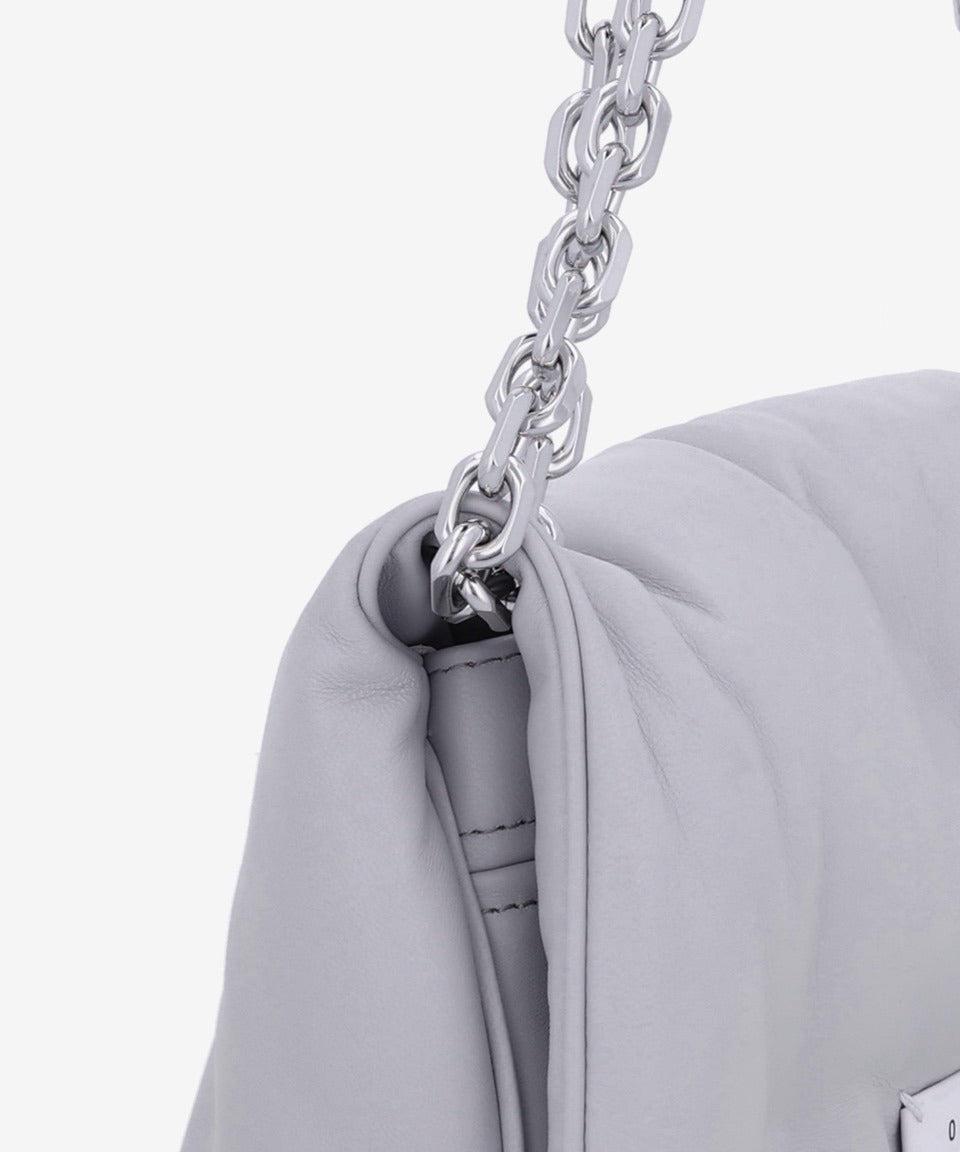 Small Glam Slam Flap Shoulder Bag - Glacial