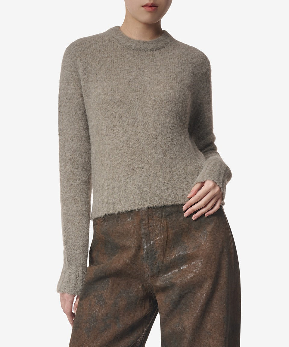 U Love Knit Sweater - Taupe