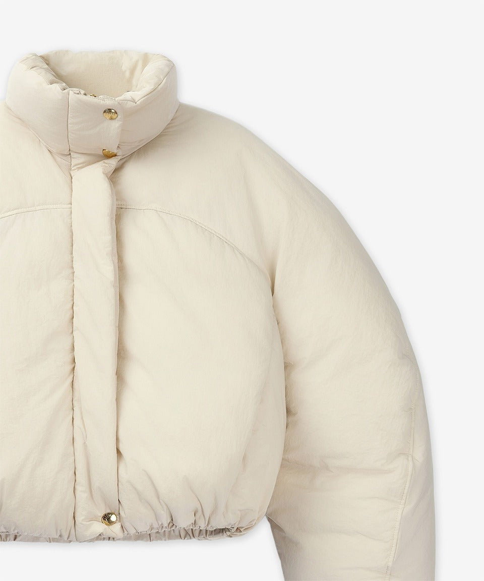 La Doudoune Caraco Cropped Puffer Jacket
