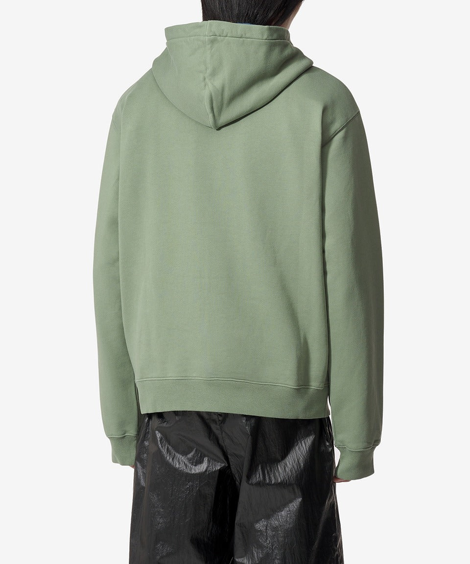 Le Hoodie Grosgrain Hoodie - Pale Green