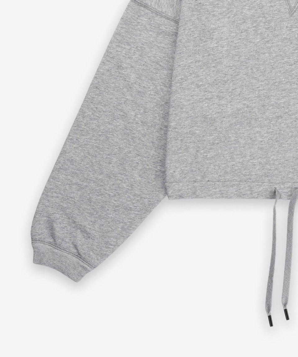 Margo Logo Sweatshirt - Gray/Red